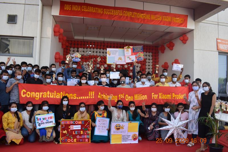 DBG India delivered 1,000,000th Xiaomi Mobile Phone 热烈庆祝印度DBG第100万台小米手机正式下线 - DBG India delivered 1,000,000th Xiaomi Mobile Phone